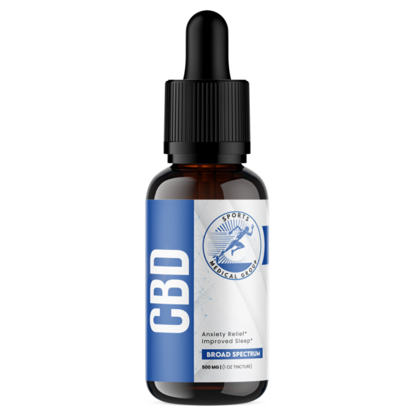 CBD Broad Spectrum (in Hemp Oil) – 500mg (1oz Tincture)